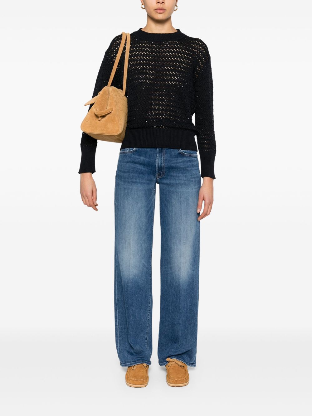 Mother The Mid Rise Jeans Blue