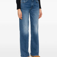 Mother The Mid Rise Jeans Blue