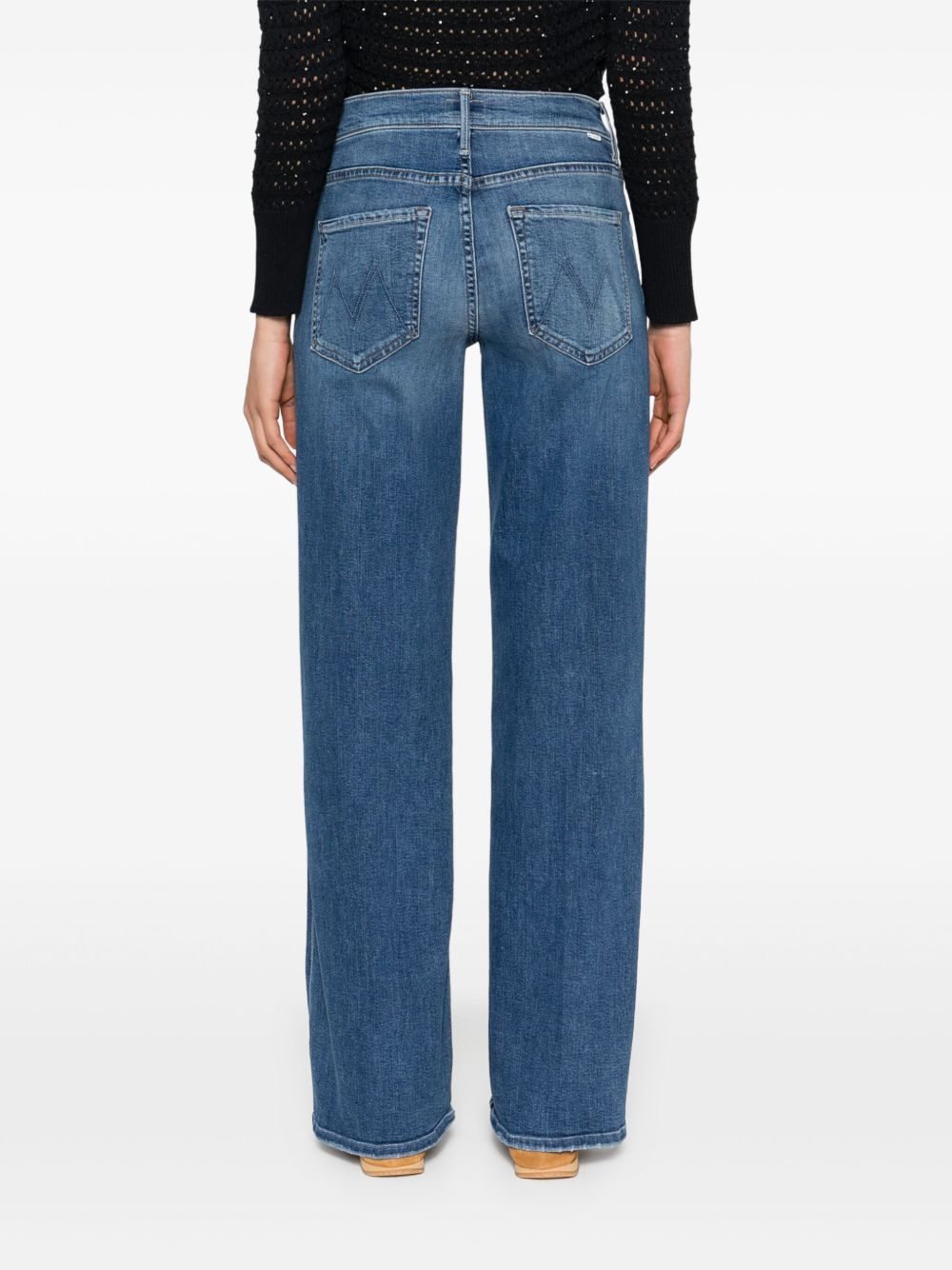 Mother The Mid Rise Jeans Blue