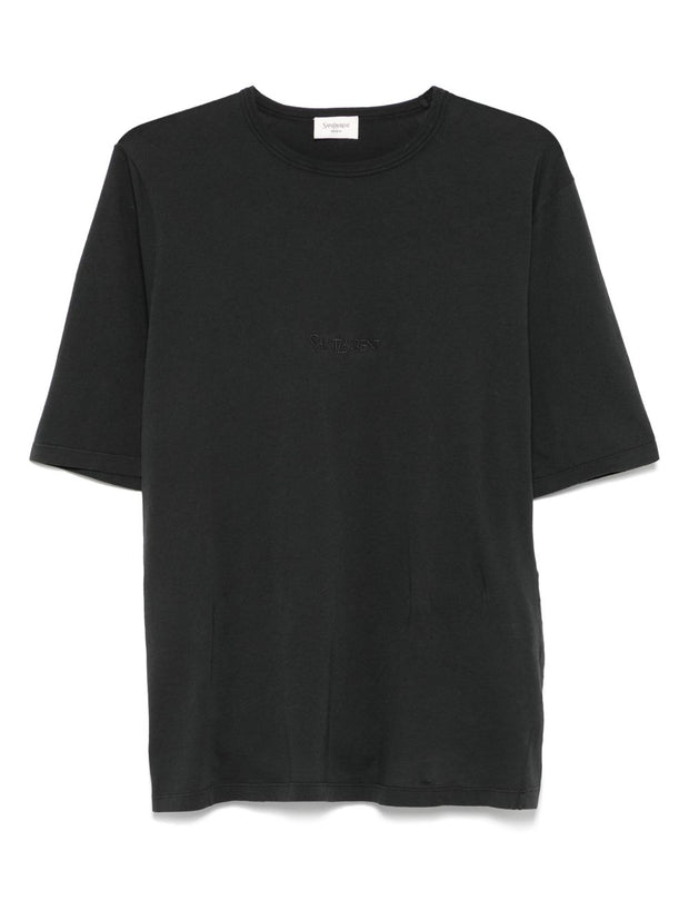 Saint Laurent Loose Fit T-shirt In  Black