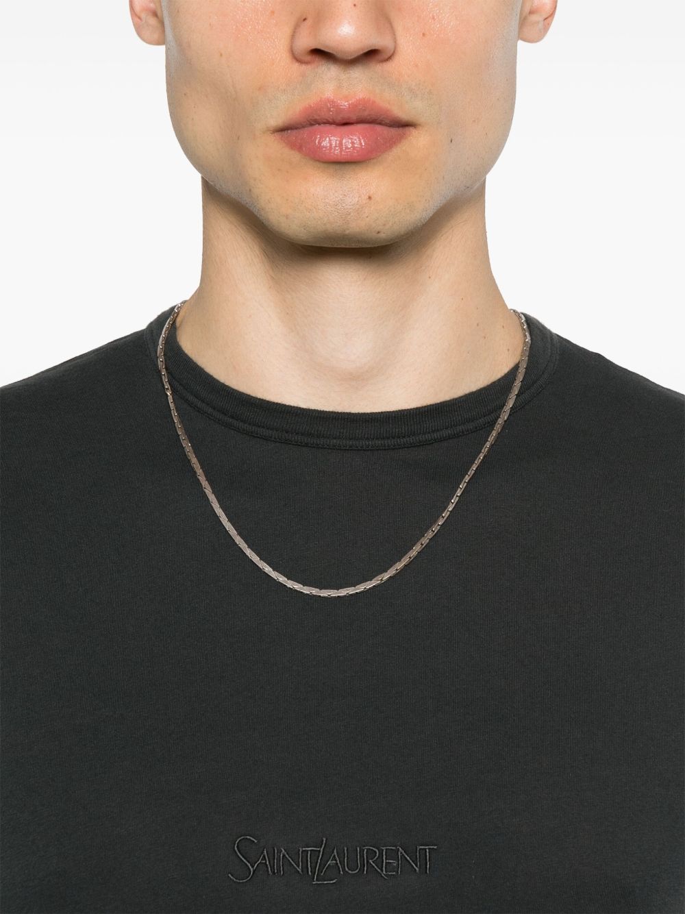 Saint Laurent Loose Fit T-shirt In  Black