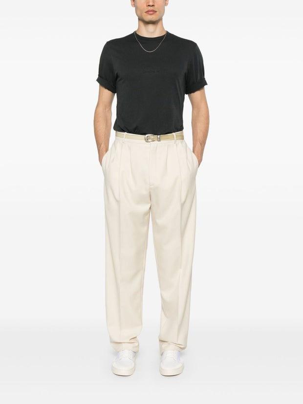 Saint Laurent Loose Fit T-shirt In  Black