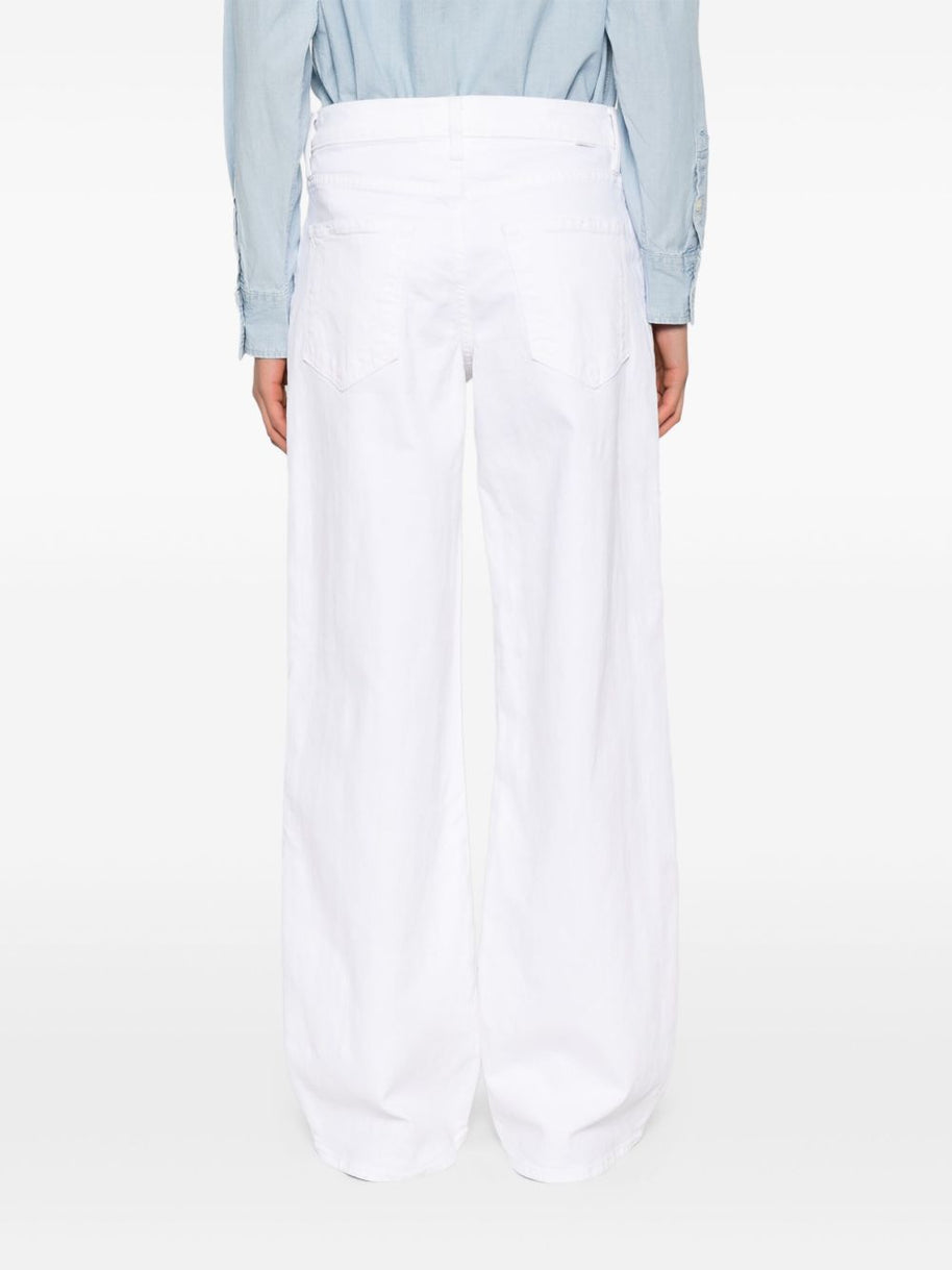 Mother The Spinner Jeans White