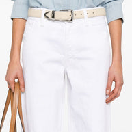 Mother The Spinner Jeans White