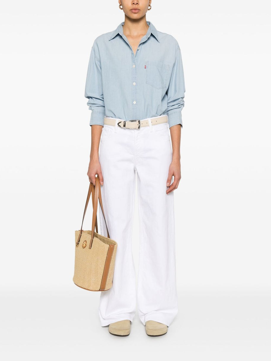 Mother The Spinner Jeans White