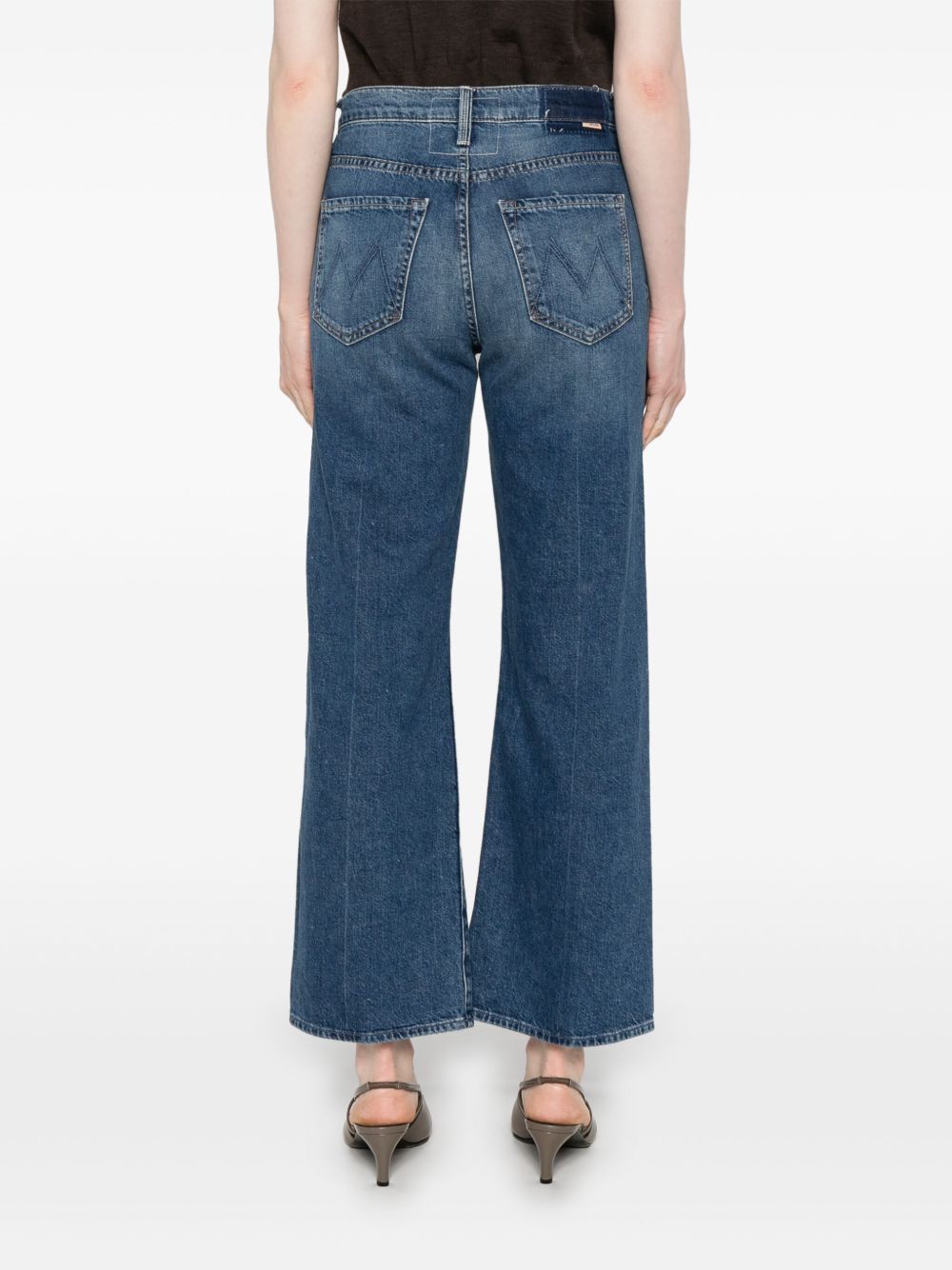 Mother The Dodger Ankle Jeans Blue