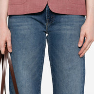 Mother The Dodger Ankle Jeans Blue