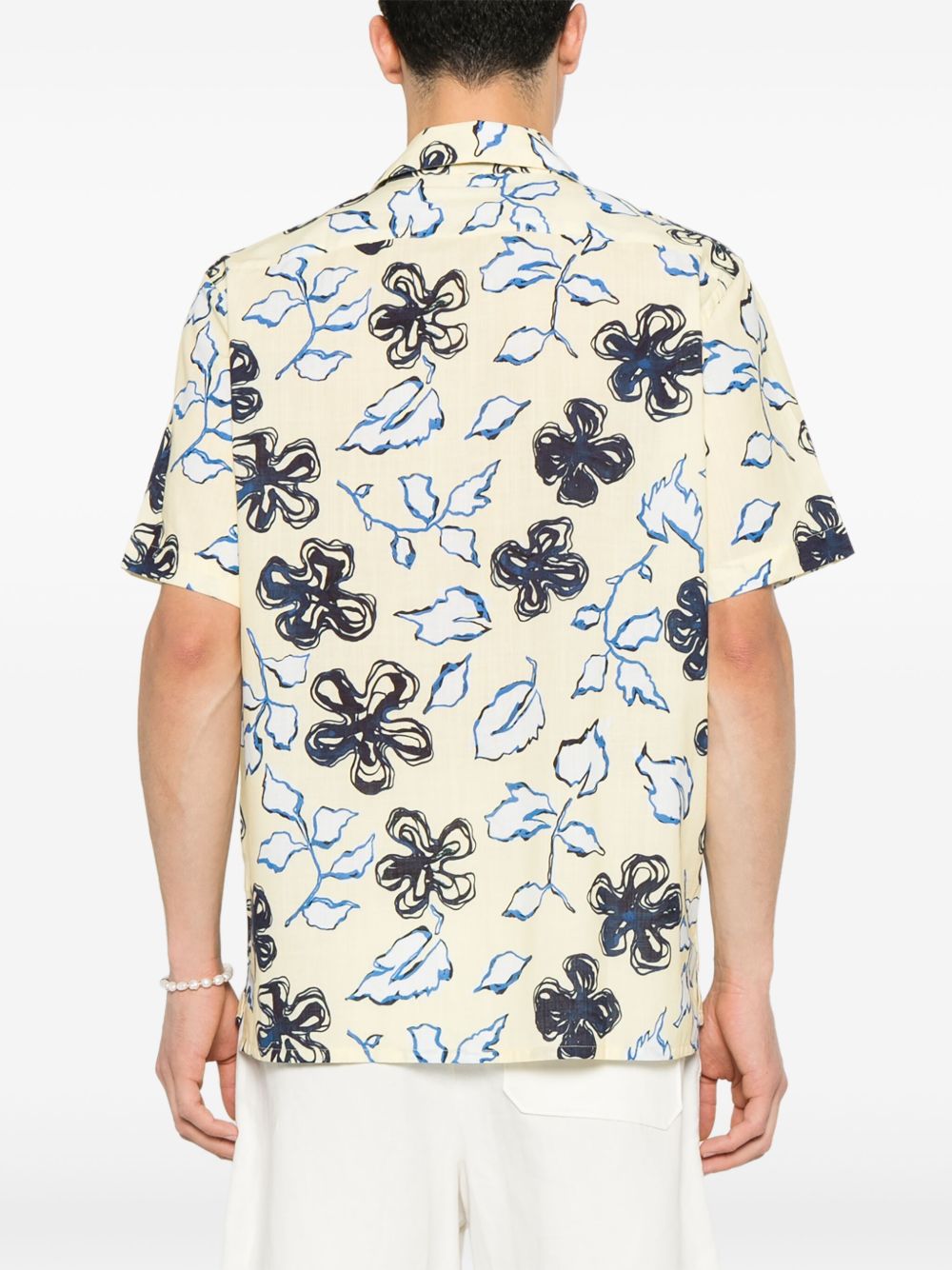 Paul Smith Cotton Shirt In Yellow