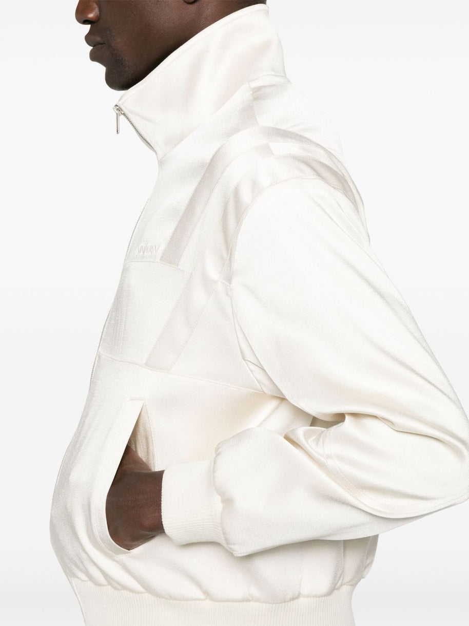 Saint Laurent Front Zip Jacket in White