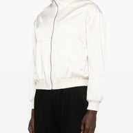 Saint Laurent Front Zip Jacket in White