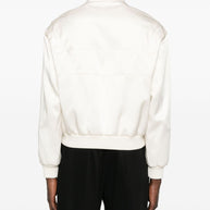 Saint Laurent Front Zip Jacket in White