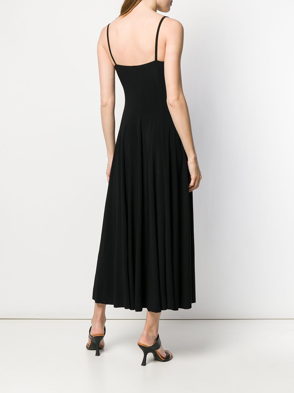 Norma Kamali Underwire Midi Dress In Black