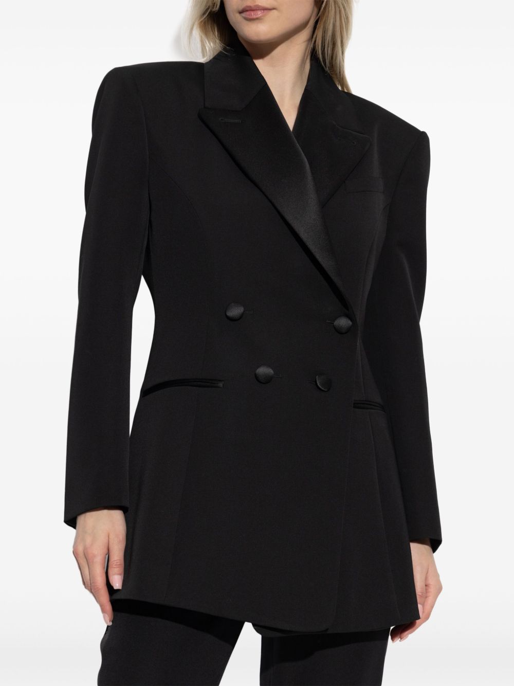 Givenchy Wool Smoking Jacket In Black