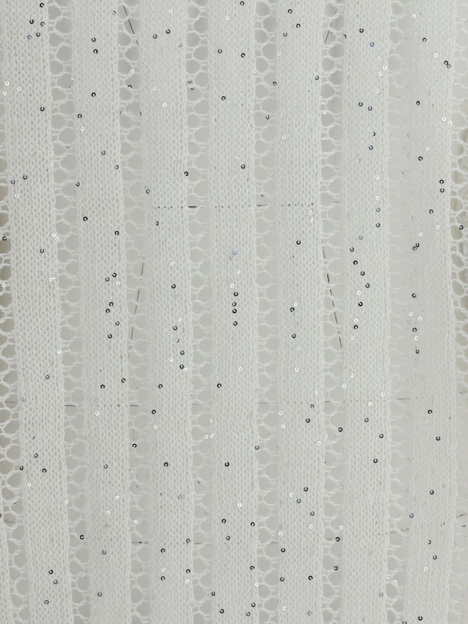 Brunello Cucinelli V Neck Sweatern - White