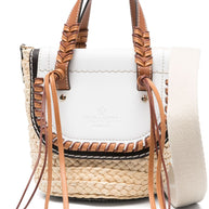 CUBA LAB  Habanera Bucket Bag In White