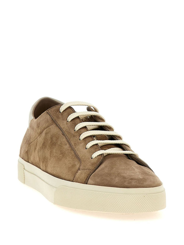 Brunello Cucinelli Suede Sneakers - Beige