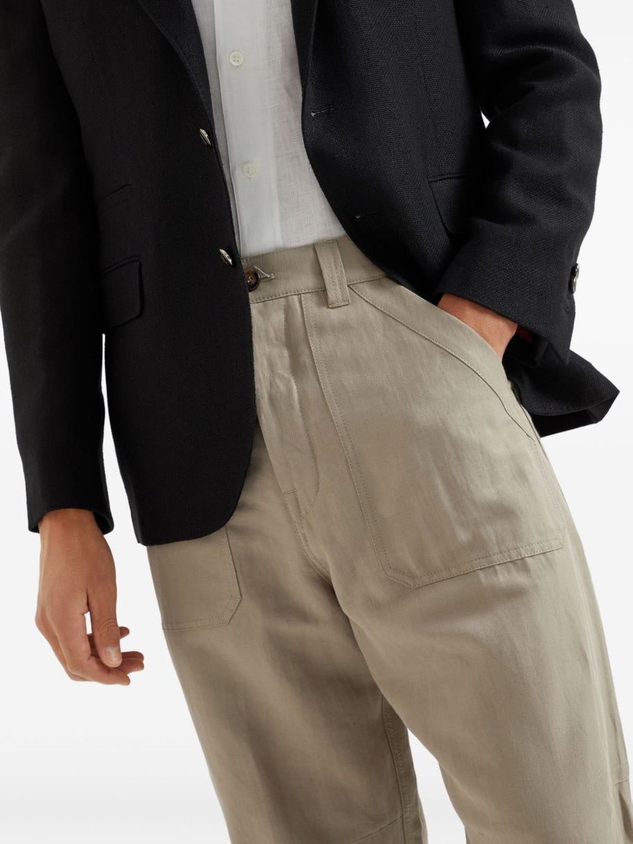 Brunello Cucinelli Relaxed Fit Trousers