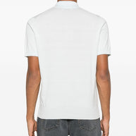 Brunello Cucinelli Cotton Knit Polo - Clear Blue