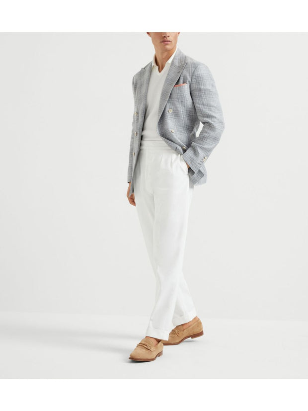 Brunello Cucinelli Linen Jacket - Grey
