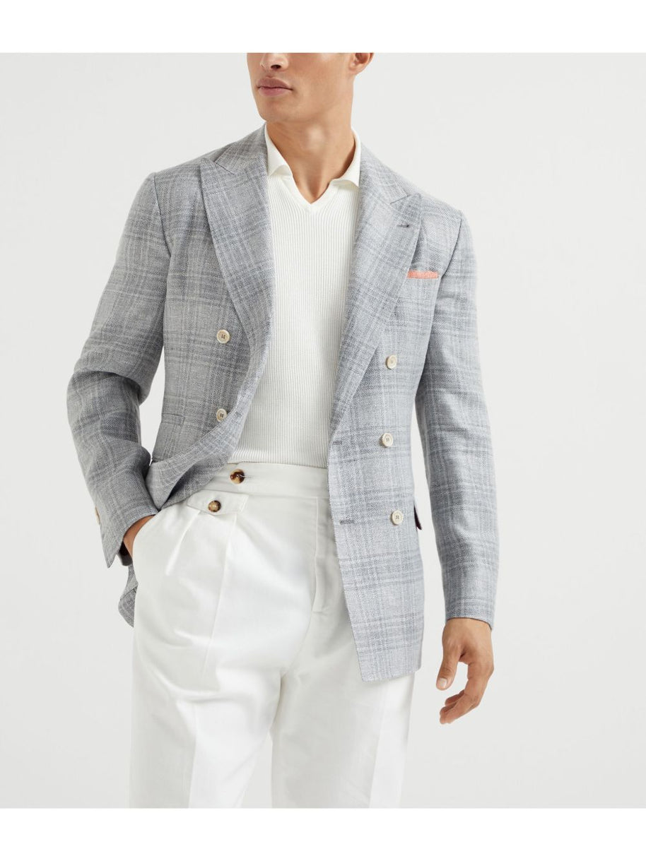 Brunello Cucinelli Linen Jacket - Grey