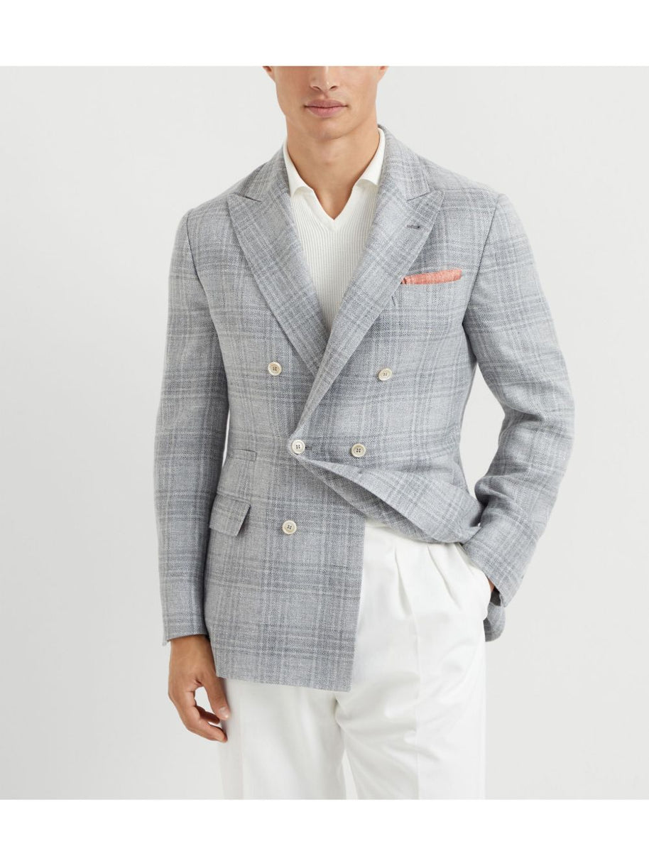 Brunello Cucinelli Linen Jacket - Grey