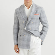 Brunello Cucinelli Linen Jacket - Grey