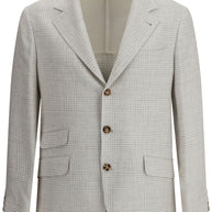 Brunello Cucinelli Suit-type Linen Jacket - Beige