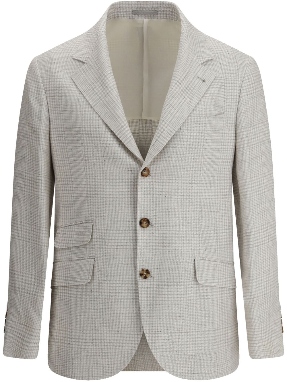 Brunello Cucinelli Suit-type Linen Jacket - Beige