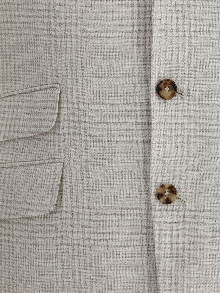 Brunello Cucinelli Suit-type Linen Jacket - Beige