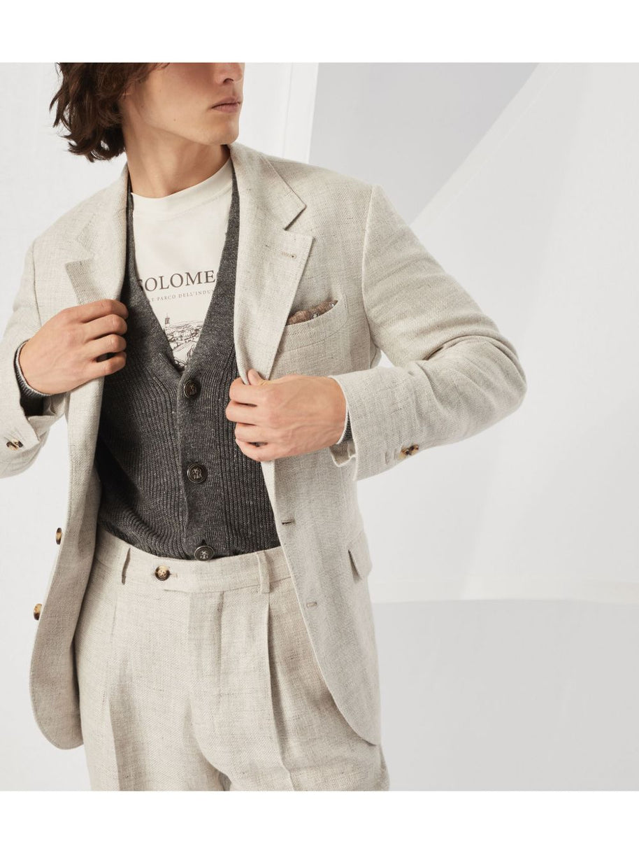 Brunello Cucinelli Cotton Knit Cardigan - Grey