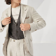 Brunello Cucinelli Cotton Knit Cardigan - Grey