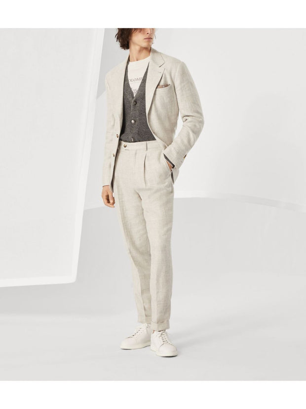 Brunello Cucinelli Cotton Knit Cardigan - Grey