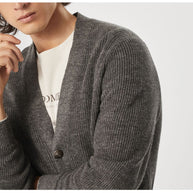 Brunello Cucinelli Cotton Knit Cardigan - Grey