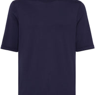 Brunello Cucinelli Cotton Jersey T-shirt - Blue