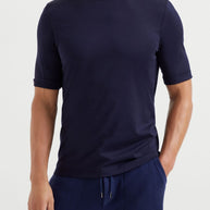 Brunello Cucinelli Cotton Jersey T-shirt - Blue