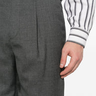 Brunello Cucinelli Wool Trousers - Grey