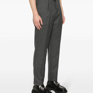 Brunello Cucinelli Wool Trousers - Grey