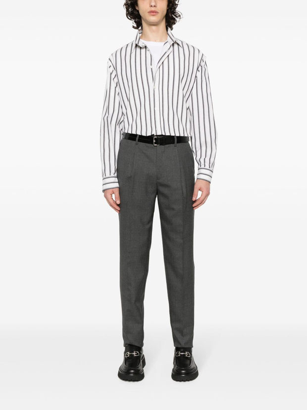 Brunello Cucinelli Wool Trousers - Grey