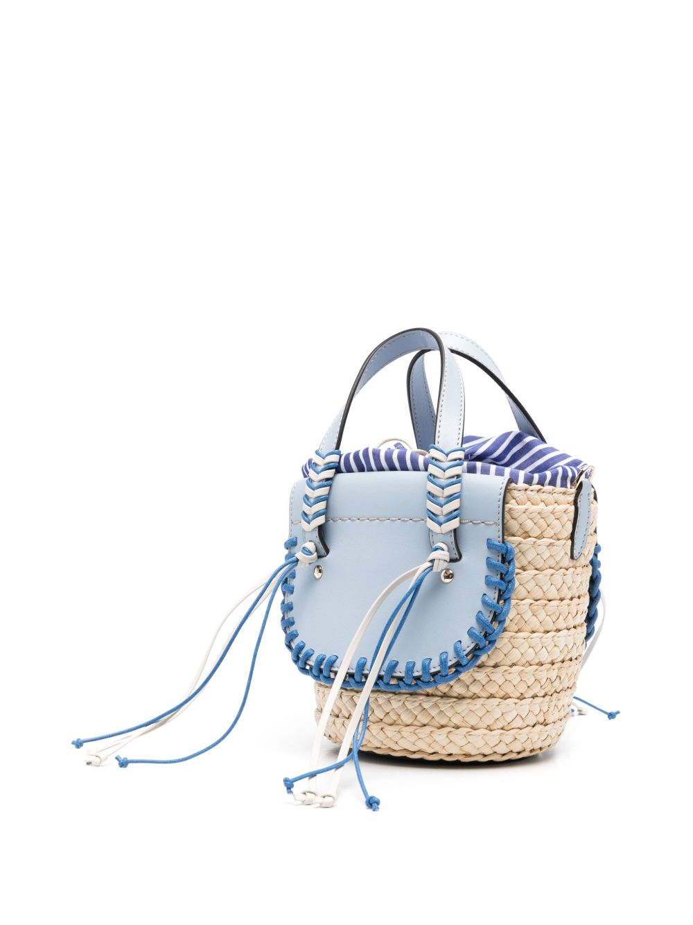 CUBA LAB Habanera Bucket Bag In Clear Blue