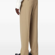 Saint Laurent Wool Trousers - Beige