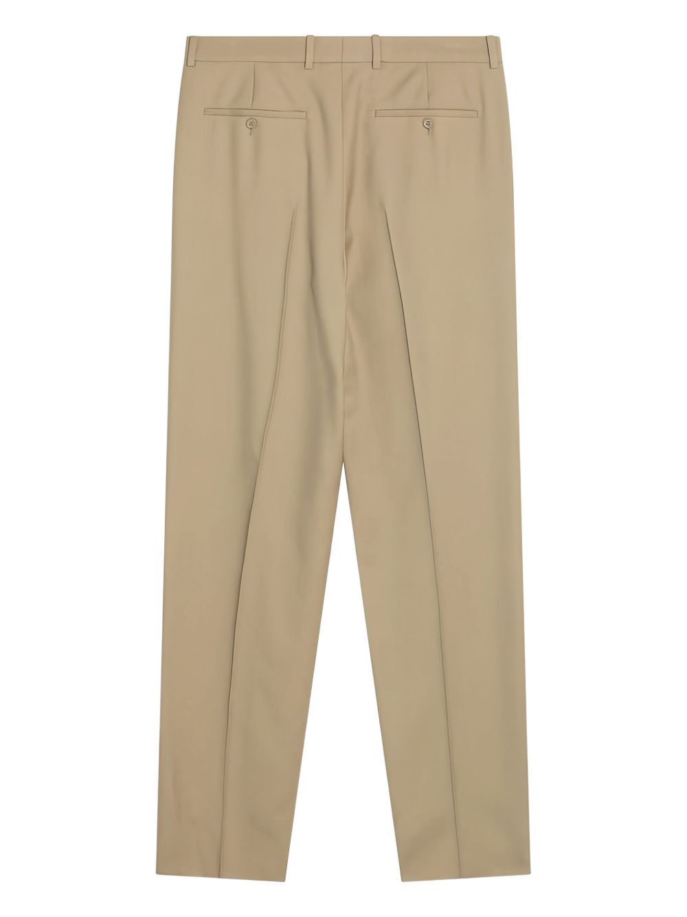 Saint Laurent Wool Trousers - Beige