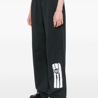 MM6 Maison Margiela  Logo Cotton Sweatpants - Black