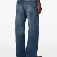 Saint Laurent High-rise Jeans in Blue
