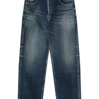 Saint Laurent High-rise Jeans in Blue