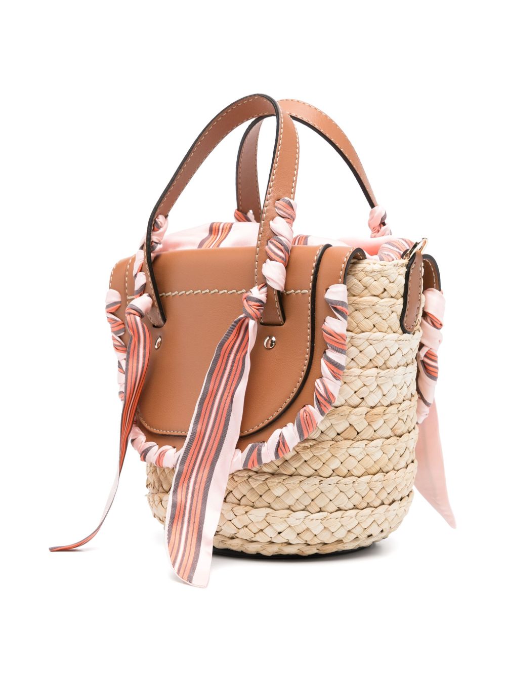 CUBA LAB Habanera Bucket Bag In Beige
