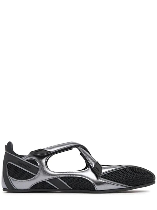 The Attico Floor 01 Ballet Flats - Black