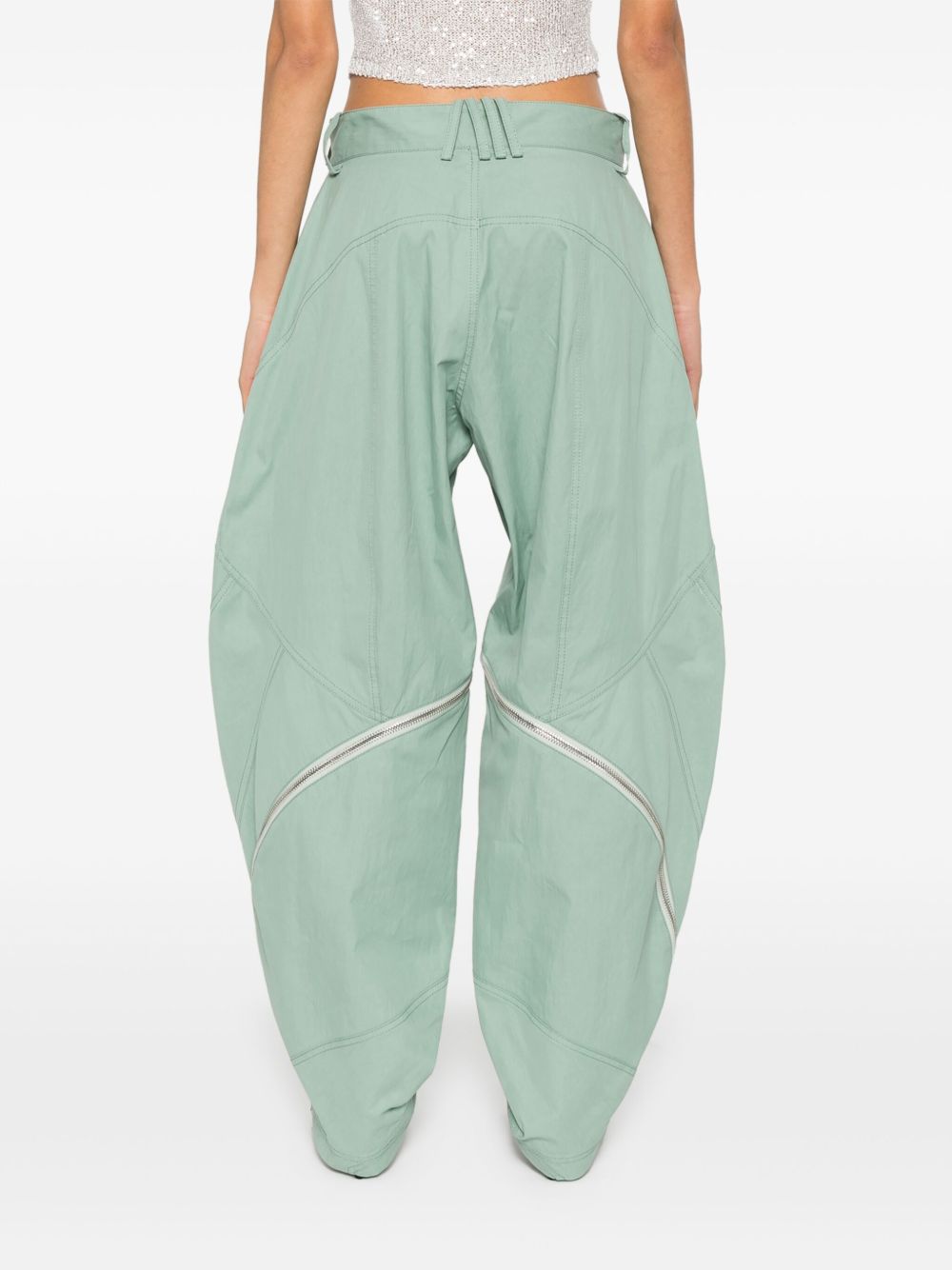 THE ATTICO FASHION Trousers In Green