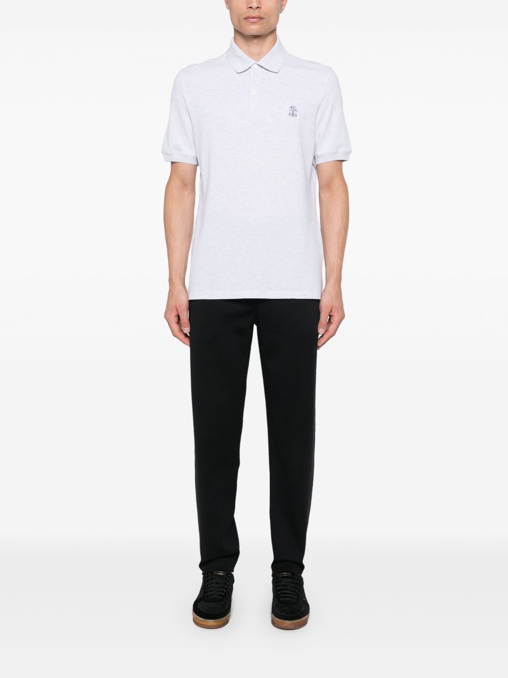 Brunello Cucinelli Cotton Trousers - Black