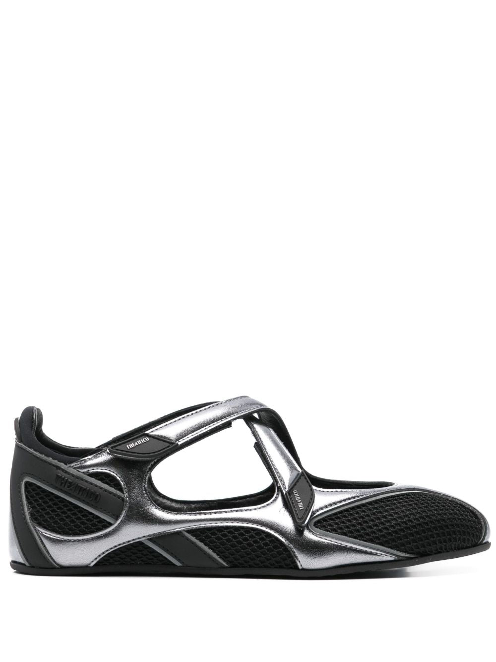The Attico Floor 01 Ballet Flats - Black