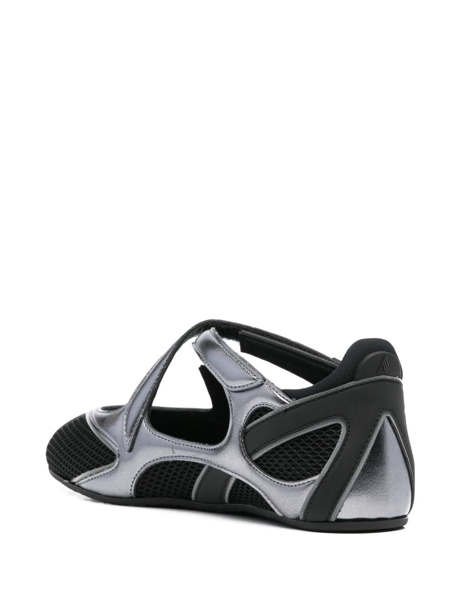 The Attico Floor 01 Ballet Flats - Black